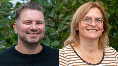 Dennis Ansems en Nicole Ziesemer